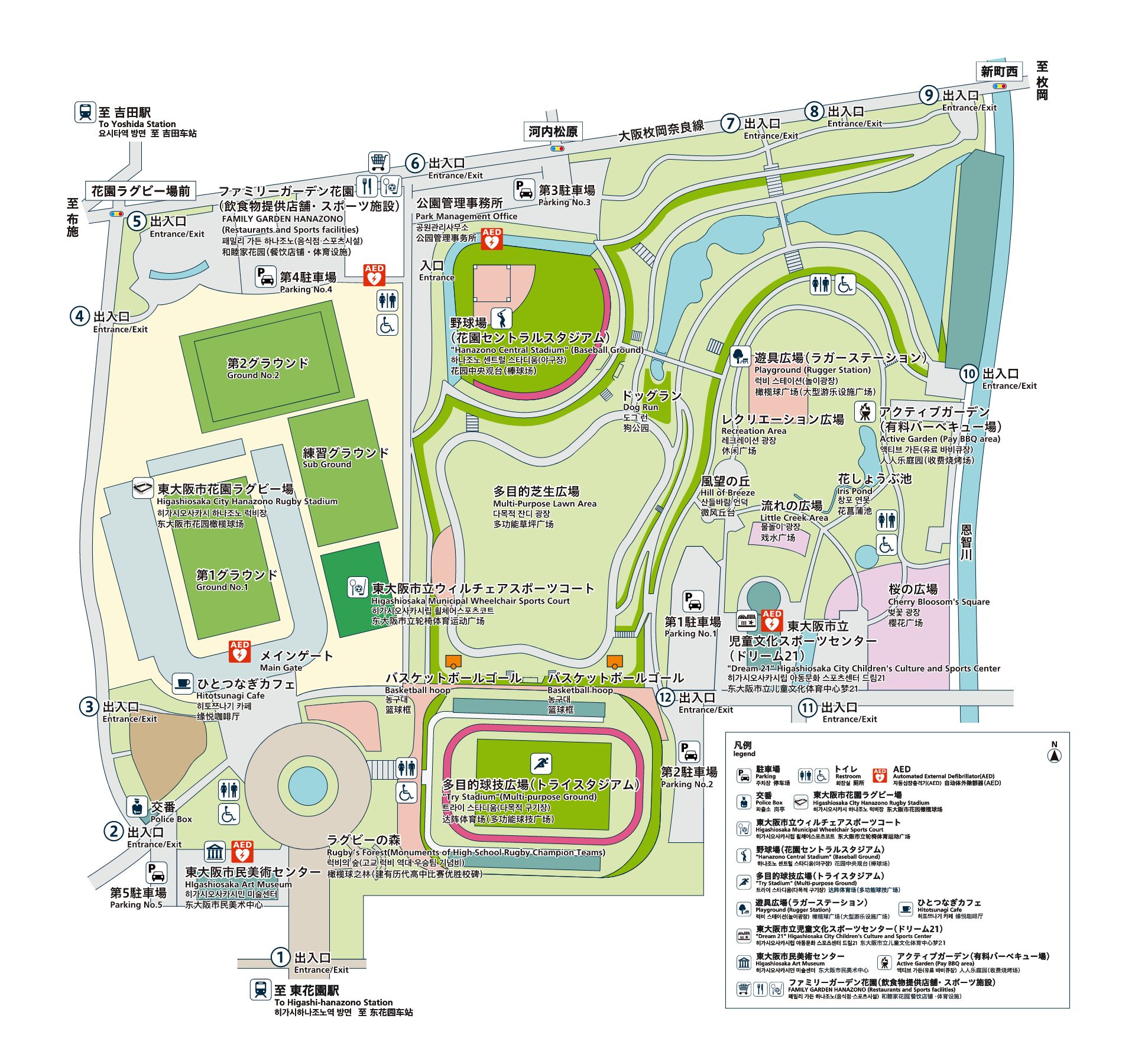 園内マップの画像